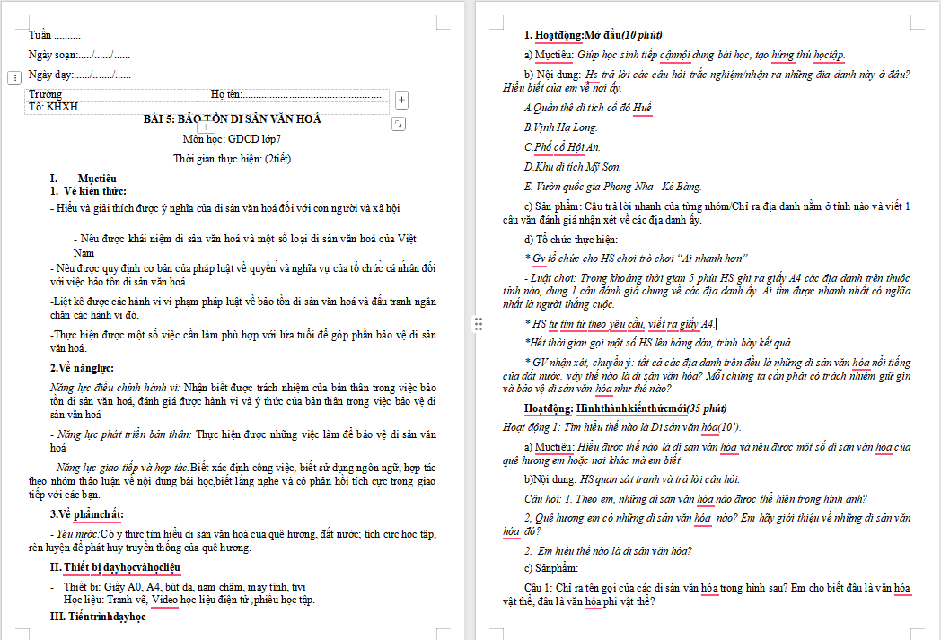 Giáo án PowerPoint Giáo dục công dân 7 Bài 5