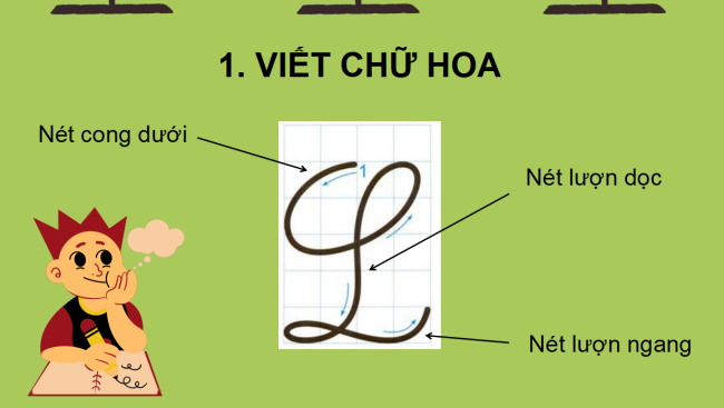 PowerPoint Tiếng Việt 2 Bài 21: Chữ hoa L