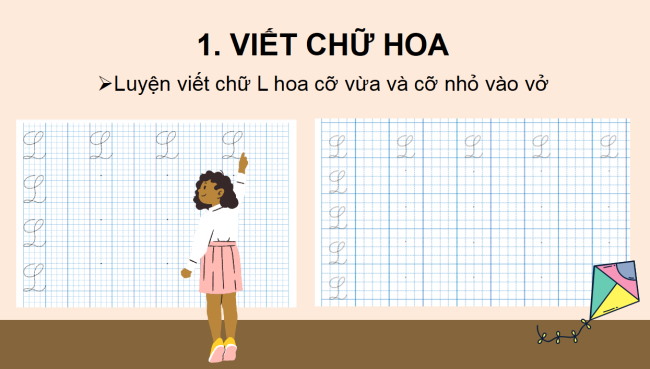 PowerPoint Tiếng Việt 2 Bài 21: Chữ hoa L
