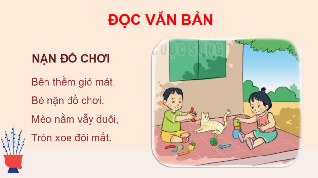 PowerPoint Tiếng Việt 2 Bài 24: Đọc Nặn đồ chơi