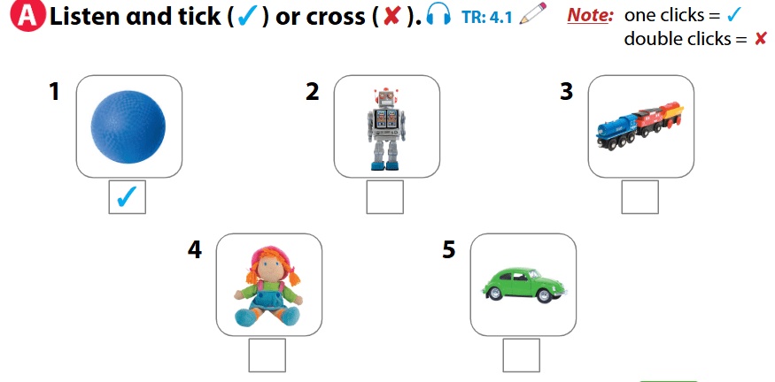 SBT Tiếng Anh 1 Wonderful World Unit 4 Lesson 1 minh họa 1
