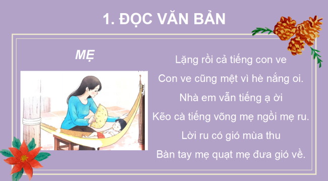 PowerPoint Tiếng Việt 2 Bài 27: Mẹ