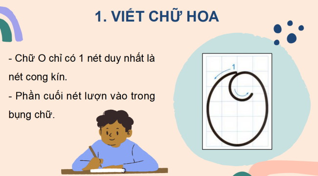 PowerPoint Tiếng Việt 2 Bài 27: Chữ hoa O