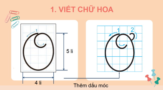 PowerPoint Tiếng Việt 2 Bài 29: Chữ hoa Ô, Ơ