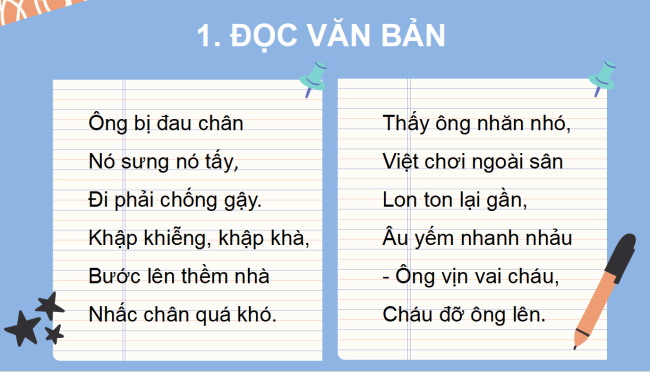 PowerPoint Tiếng Việt 2 Bài 30: Đọc Thương ông