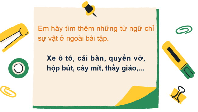 PowerPoint Tiếng Việt 2 Bài 3: Từ chỉ sự vật. Câu kiểu Ai là gì?