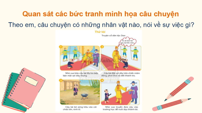 PowerPoint Tiếng Việt 2 Bài 4: Nghe - kể Thử tài