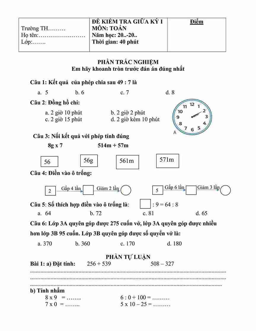 De thi giua hoc ki 1 Toan 3 KNTT de so 4 1*813486