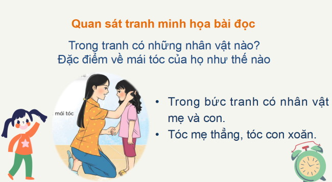 PowerPoint Tiếng Việt 2 Bài 1: Đọc Tóc xoăn và tóc thẳng