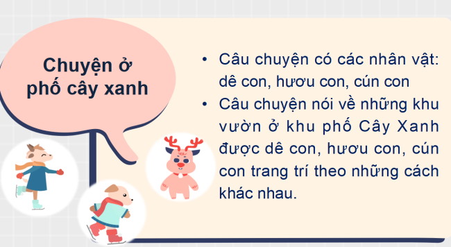 PowerPoint Tiếng Việt 2 Bài 4: Nghe - kể Chuyện ở phố Cây Xanh