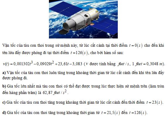 Câu hỏi trắc nghiệm đúng sai Ứng dụng đạo hàm