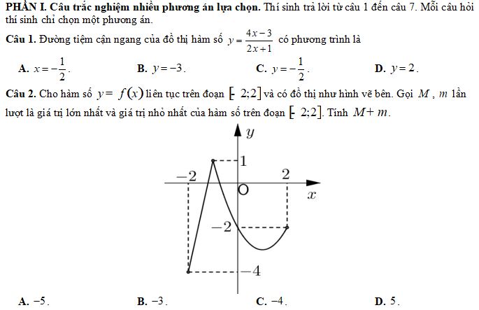 Đề kiểm tra thường xuyên Toán 12