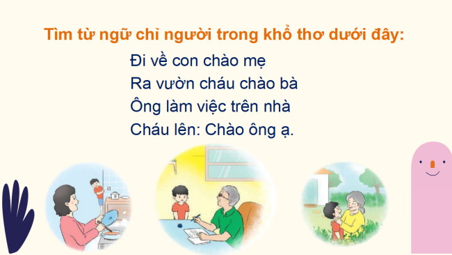 PowerPoint Tiếng Việt 2 Bài 3: Từ chỉ sự vật. Dấu chấm