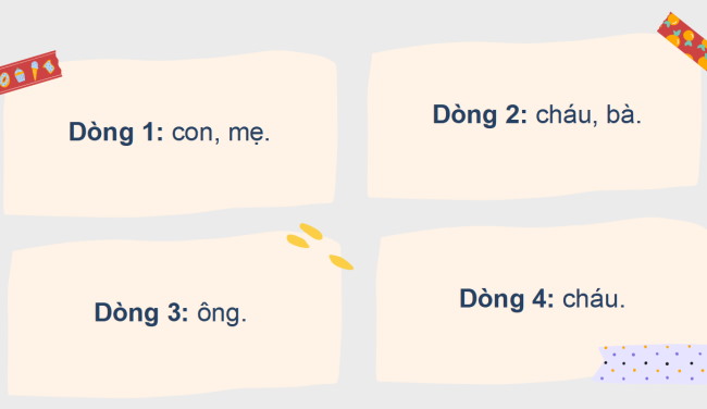 PowerPoint Tiếng Việt 2 Bài 3: Từ chỉ sự vật. Dấu chấm