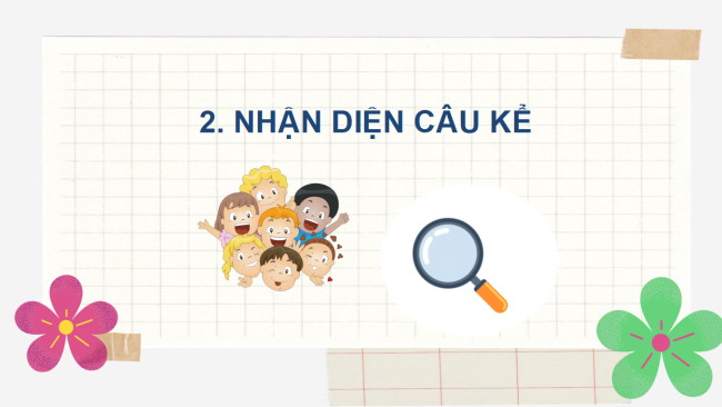 PowerPoint Tiếng Việt 2 Bài 3: Từ chỉ sự vật. Dấu chấm