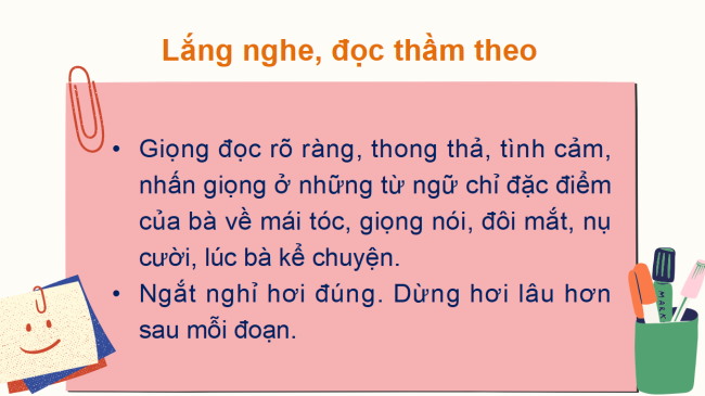 PowerPoint Tiếng Việt 2 Bài 4: Đọc Bà tôi