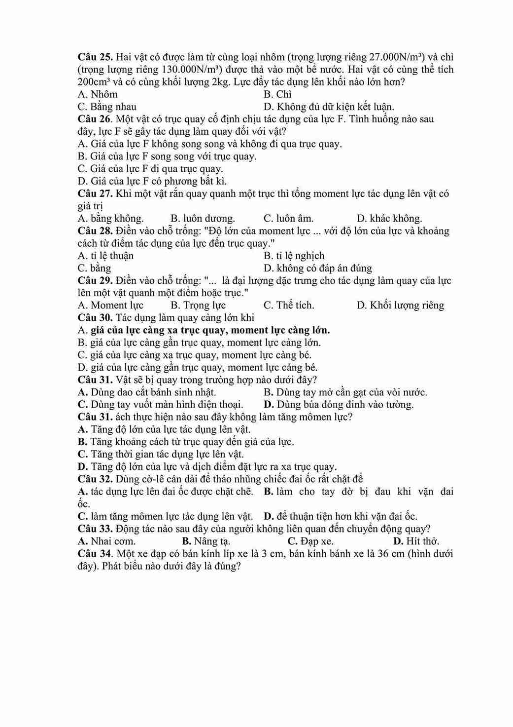 de cuong on tap hoc ki 1 khtn 8 phan vat ly theo cv 7991 hinh anh 2 1*816696