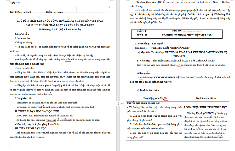 Giáo án PowerPoint Giáo dục Kinh tế và Pháp luật 10 Bài 11
