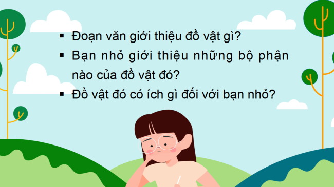 PowerPoint Tiếng Việt 2 Bài 2: Giới thiệu đồ vật quen thuộc