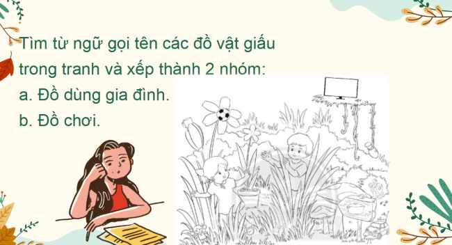 PowerPoint Tiếng Việt 2 Bài 2: Mở rộng vốn từ Đồ vật