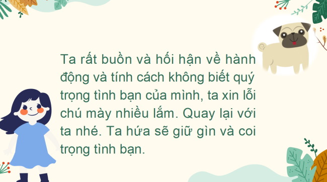 PowerPoint Tiếng Việt 2 Bài 2: Nói và đáp lời xin lỗi, lời từ chối