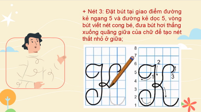 PowerPoint Tiếng Việt 2 Bài 3: Viết chữ hoa K