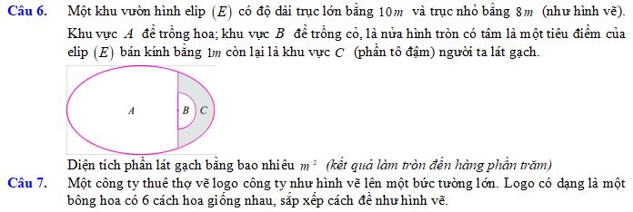 Bài tập về Ứng dụng tích phân