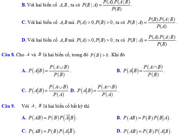 Xác suất có điều kiện