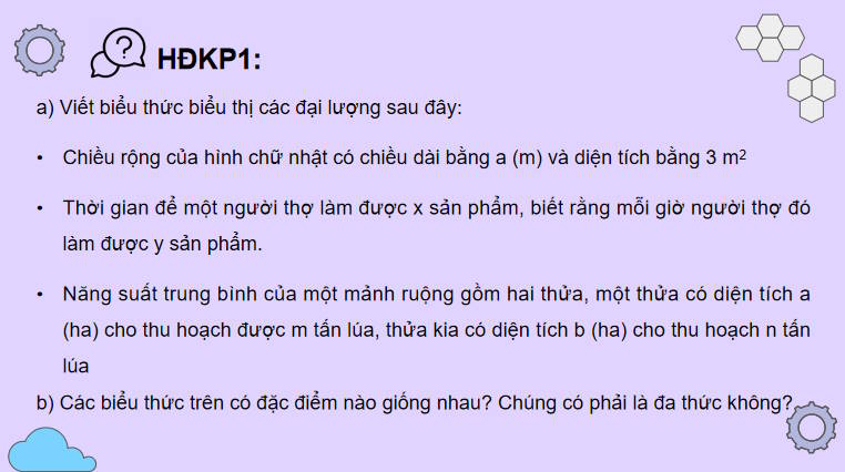 Giáo án PowerPoint Toán 8 Chân trời sáng tạo Bài 5