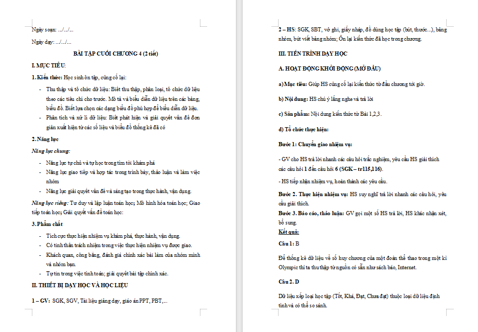 PowerPoint Toán 8 Bài tập cuối chương 4