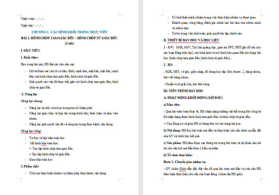 Giáo án PowerPoint Toán 8 Chân trời sáng tạo Bài 1