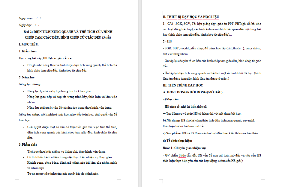 Giáo án PowerPoint Toán 8 Chân trời sáng tạo Bài 2