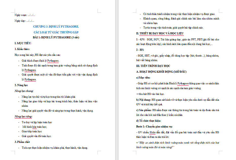Giáo án PowerPoint Toán 8 Chân trời sáng tạo Bài 1
