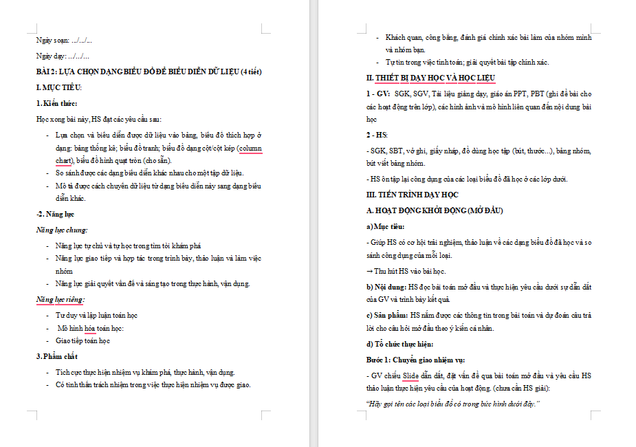 Giáo án PowerPoint Toán 8 Chân trời sáng tạo Bài 2