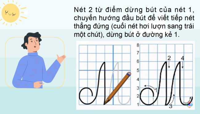 PowerPoint Tiếng Việt 2 Bài 3: Viết chữ hoa M