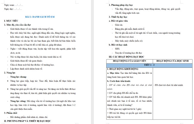 Giáo án Tiếng Việt 2 Bài 2: Nghe - viết Bàn tay dịu dàng, Bảng chữ cái, Phân biệt ch/tr, ăc/ăt