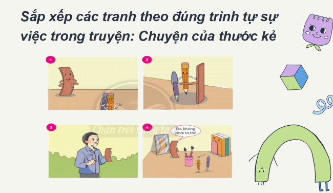 PowerPoint Tiếng Việt 2 Bài 4: Đọc - kể Chuyện của thước kẻ