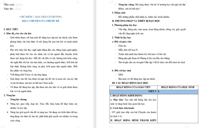 Giáo án Tiếng Việt 2 Bài 1: Viết chữ hoa N