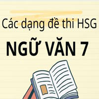 Các dạng đề thi HSG Ngữ Văn 7, có đáp án