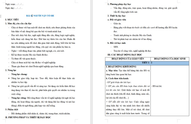 Giáo án Tiếng Việt 2 Bài 4: Nghe - viết Vượt qua lốc dữ, Phân biệt ng/ngh, s/x, uôc/uôt