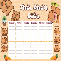 Giáo án Tiếng Việt 2 Bài 10: Thời khoá biểu