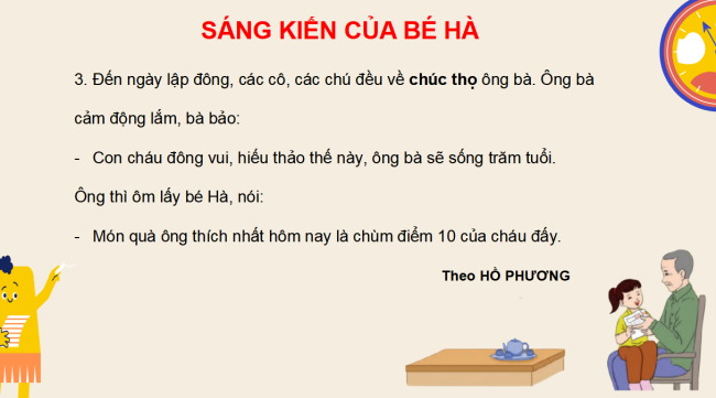 PowerPoint Tiếng Việt 2 Bài 12: Sáng kiến của bé Hà