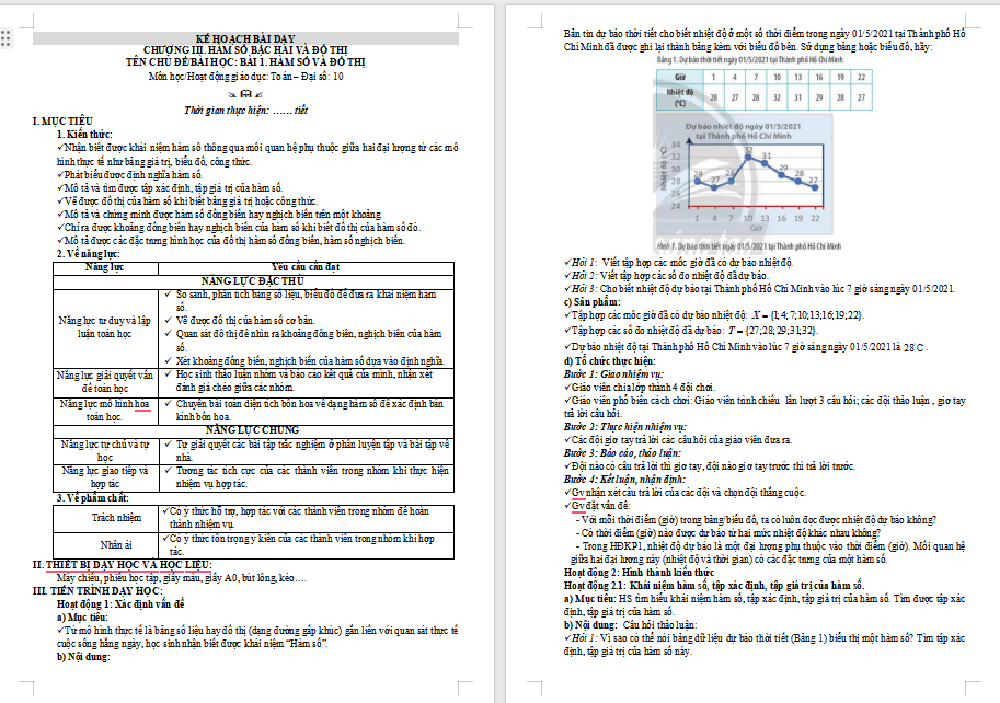 Giáo án PowerPoint Toán 10 Bài 1