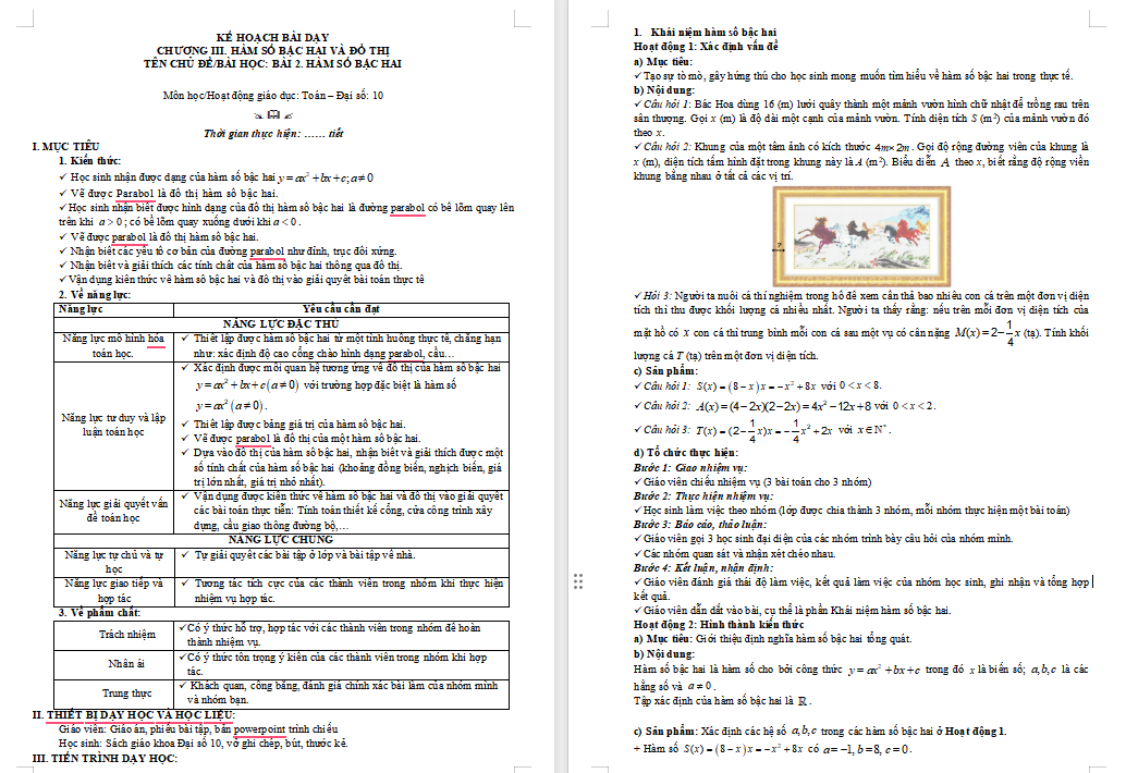 Giáo án PowerPoint Toán 10 Bài 2