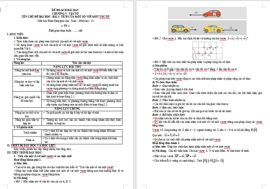 Giáo án PowerPoint Toán 10 Bài 3