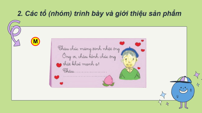 PowerPoint Tiếng Việt 2 Bài 13: Quà tặng ông bà