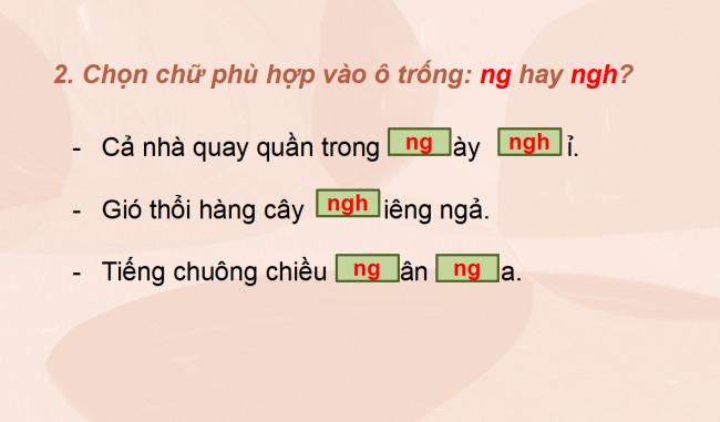 PowerPoint Tiếng Việt 2 Bài 14: Nghe - viết Cho con, Chữ hoa M