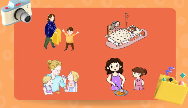 PowerPoint Tiếng Việt 2 Bài 14: Viết về một việc bố mẹ đã làm để chăm sóc em