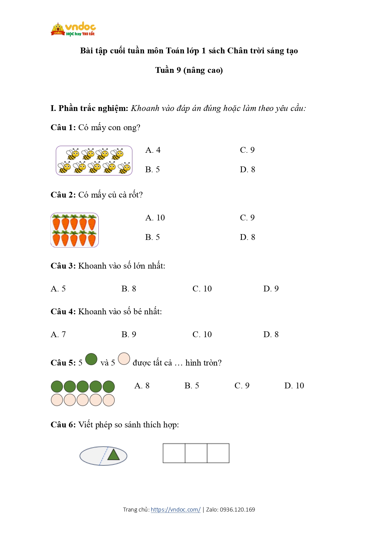 bai tap cuoi tuan mon toan 1 tuan 9 nang cao ctst page 0001*824581