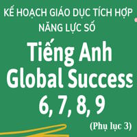 Kế hoạch tích hợp năng lực số môn Tiếng Anh Global Success lớp 6,7,8, 9